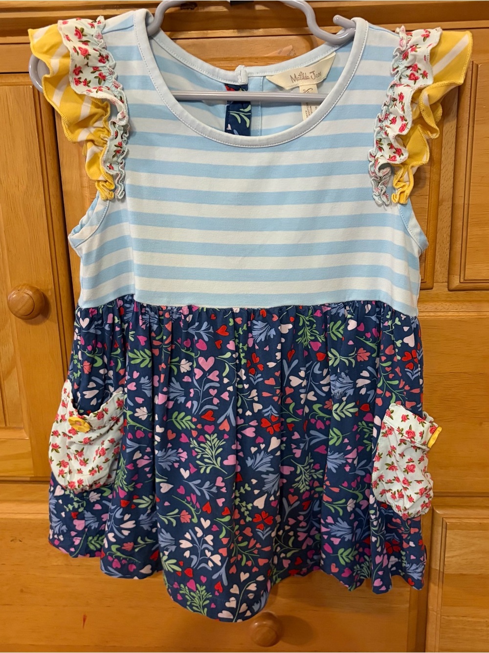 Matilda Jane Girl's  "Brilliant Daydream" Painted Reverie Tunic Size 6